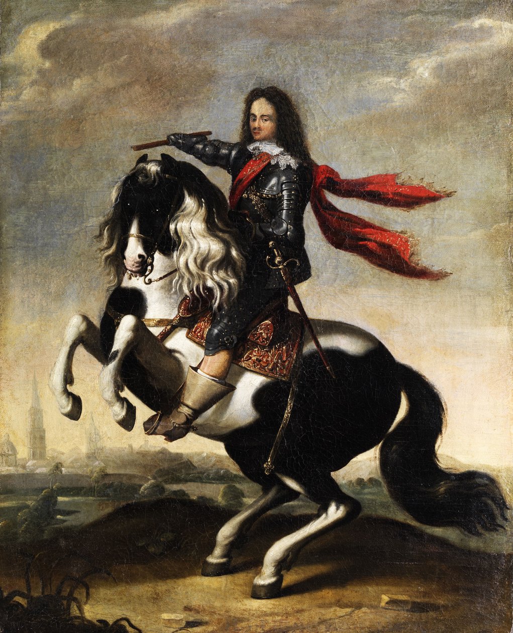 Portret konny Waldemara Christiana ze Szlezwiku-Holsztynu 1622-1656 autorstwa Wolfgang Heimbach