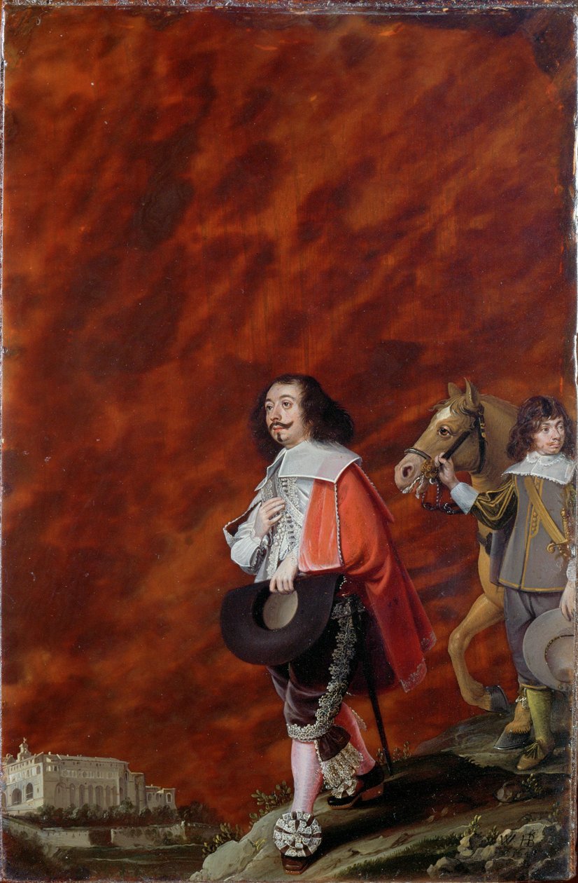 Portret dżentelmena we Włoszech ... autorstwa Wolfgang Heimbach