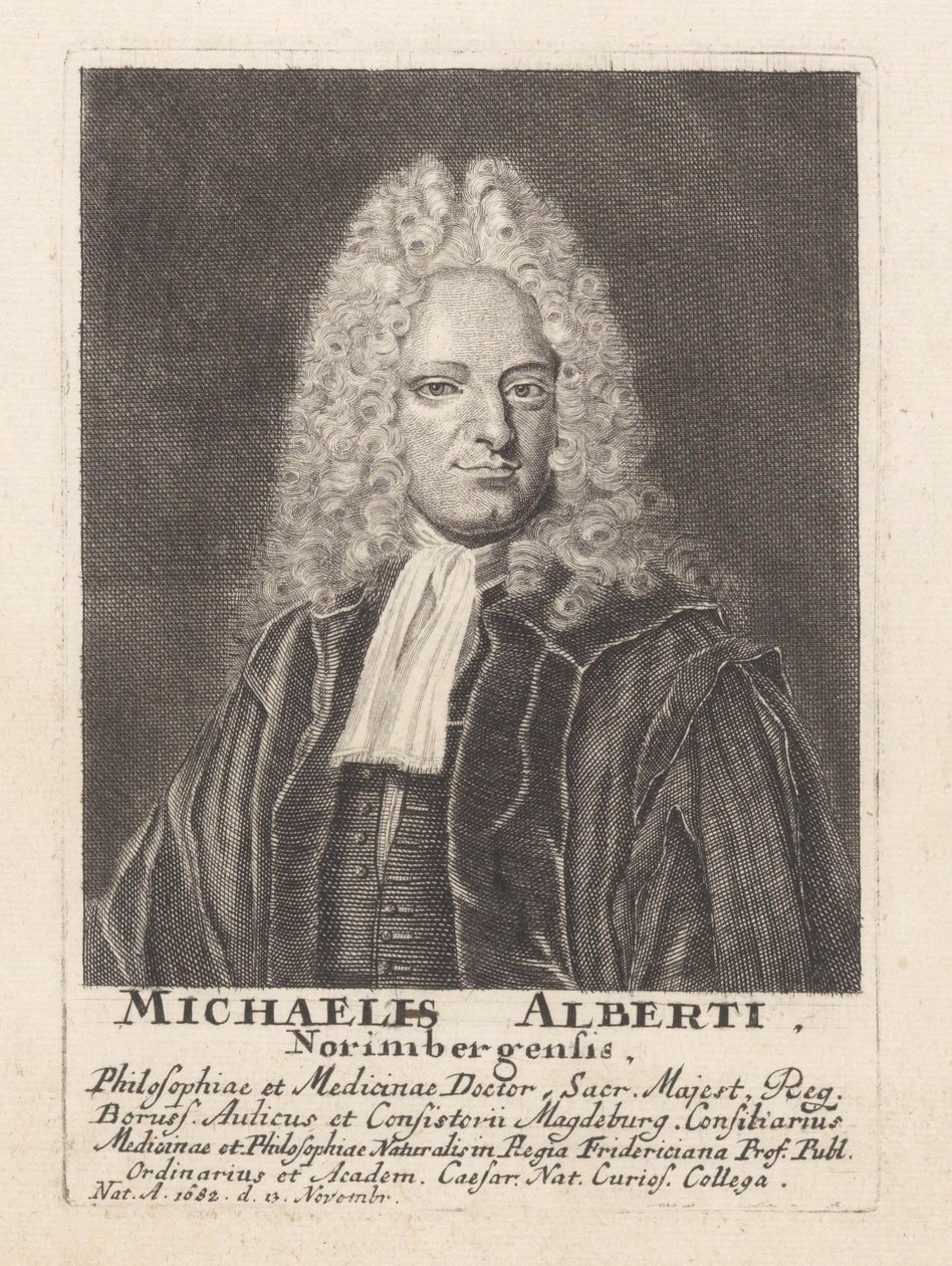 Portret Michaela Albertiego autorstwa Wolfgang Philipp Kilian