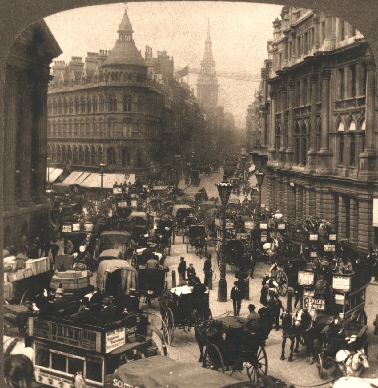 Cheapside, Londyn, 1896. autorstwa Works and Sun Sculpture Studios