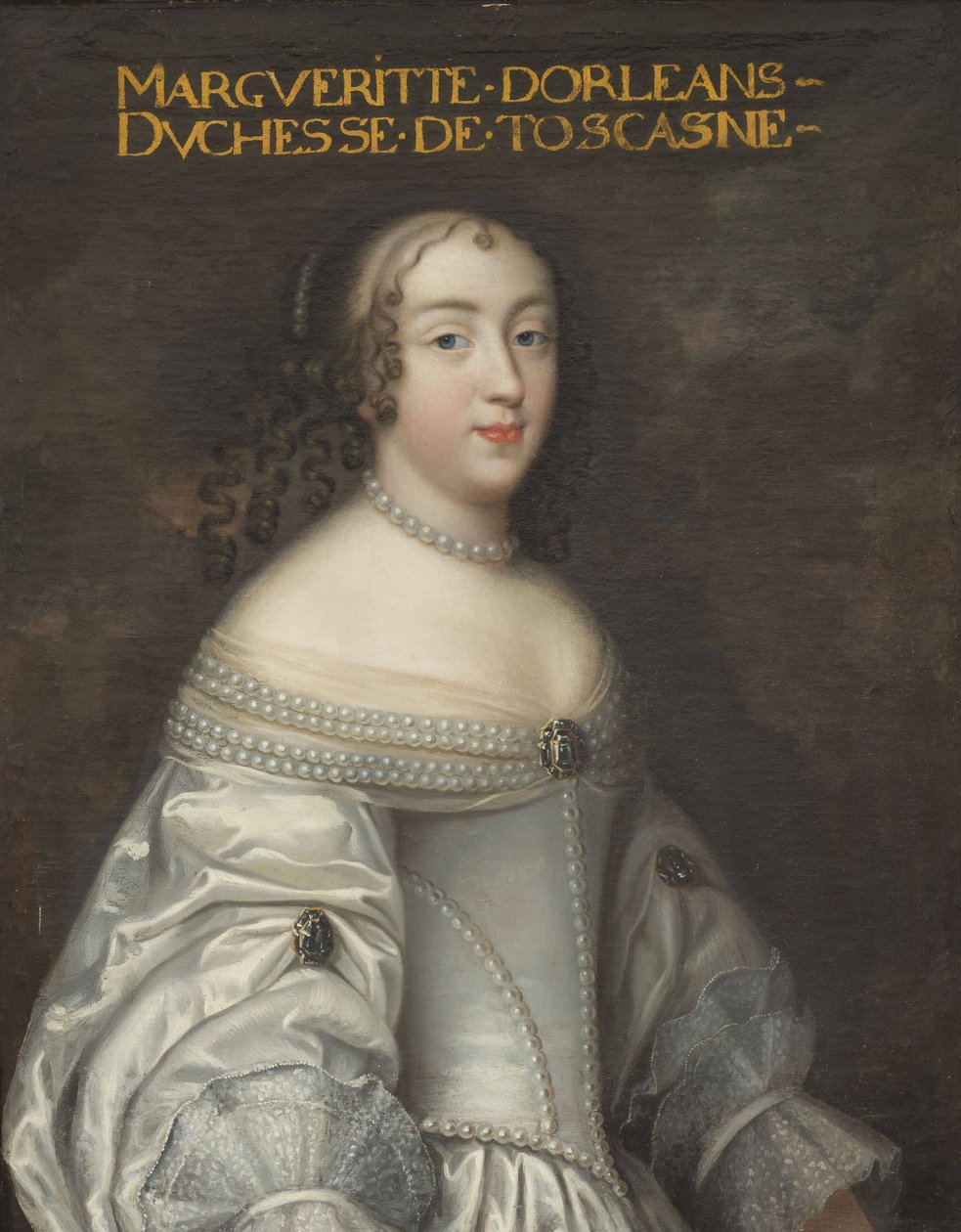 Marguerite Louise de Bourbon-Orléans, wielka księżna Toskanii (1645-1721) autorstwa Workshop of Charles Beaubrun