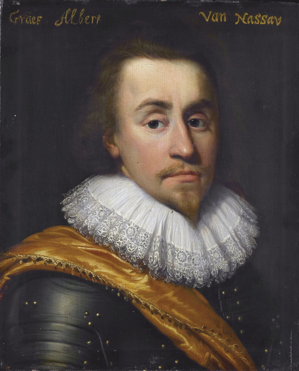 Portret Alberta (1596-1626), hrabiego Nassau-Dillenburg autorstwa Jan Anthonisz. van Ravesteyn