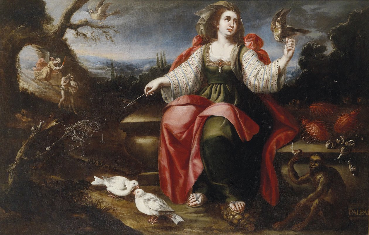 Alegoria zmysłu dotyku autorstwa Juan de Arellano