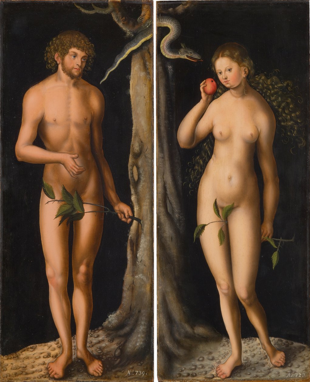 Upadek człowieka autorstwa workshop of Lucas Cranach the Elder