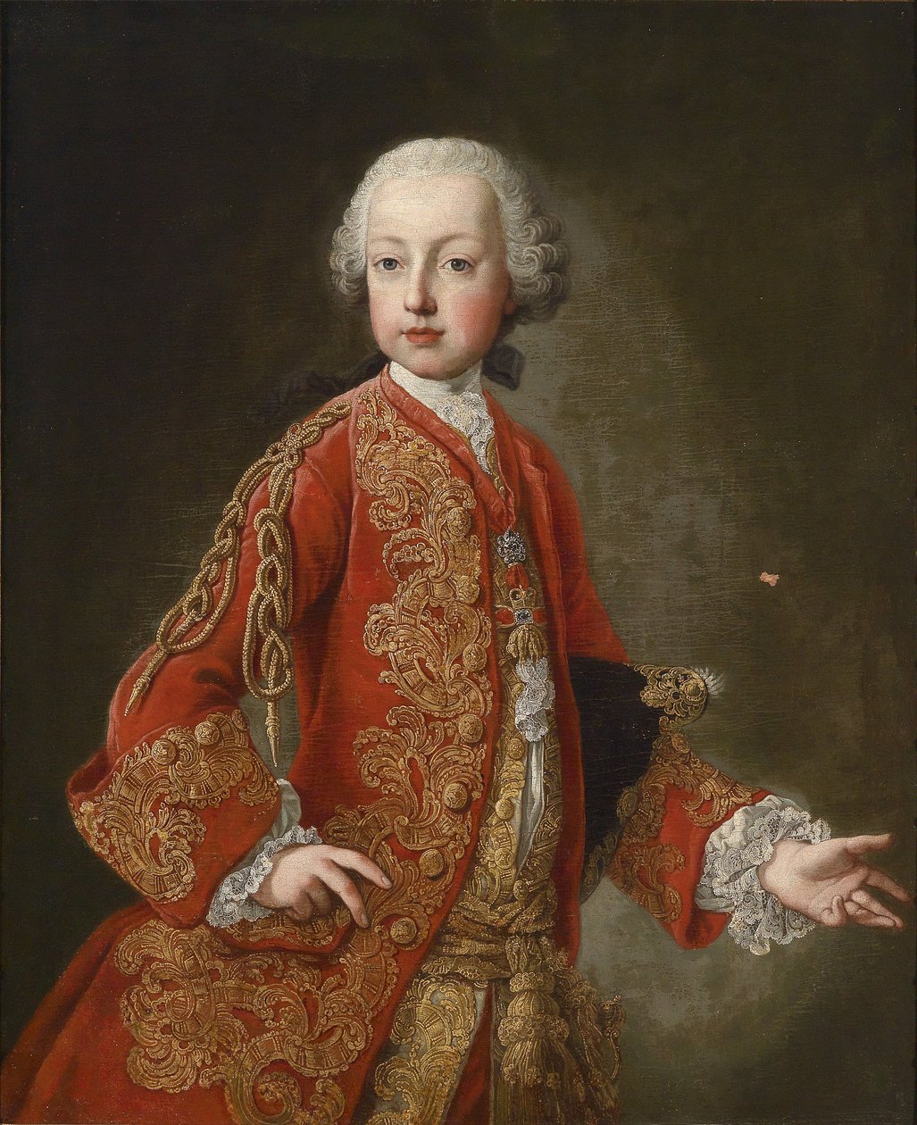 Portret cesarza Józefa II (1741-1790) jako młodego arcyksięcia autorstwa Workshop of Martin van Meytens