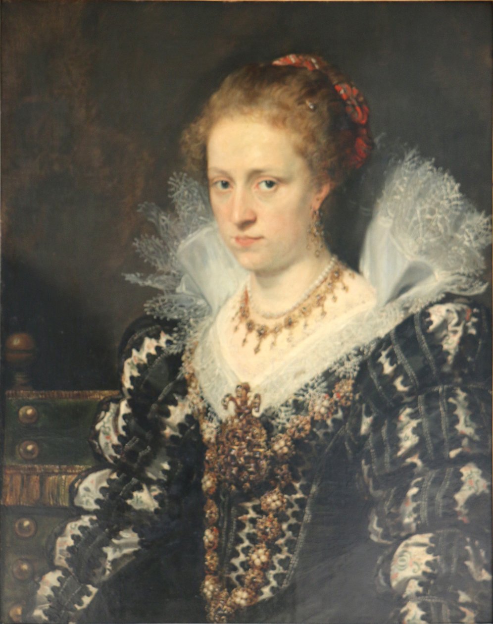 Portret Jacqueline van Caestre, żony Jeana Charlesa de Cordes autorstwa Workshop of Peter Paul Rubens