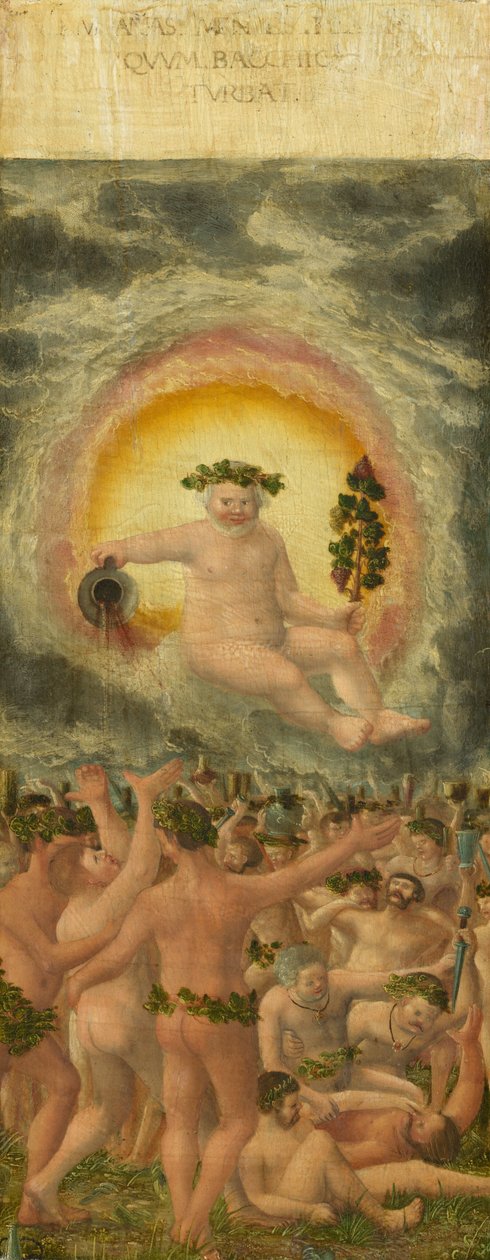 Reguła Bachusa [panel lewy], ok. 1930 r. 1535. autorstwa Workshop of Albrecht Altdorfer