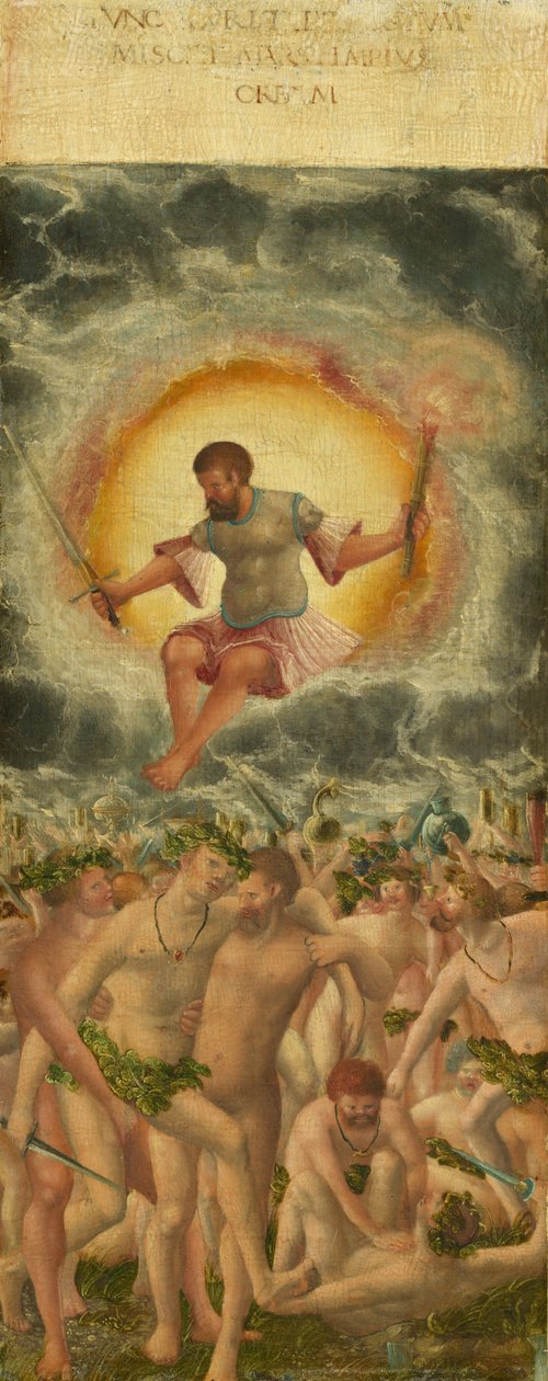 Rządy Marsa [prawy panel], c. 1535. autorstwa Workshop of Albrecht Altdorfer