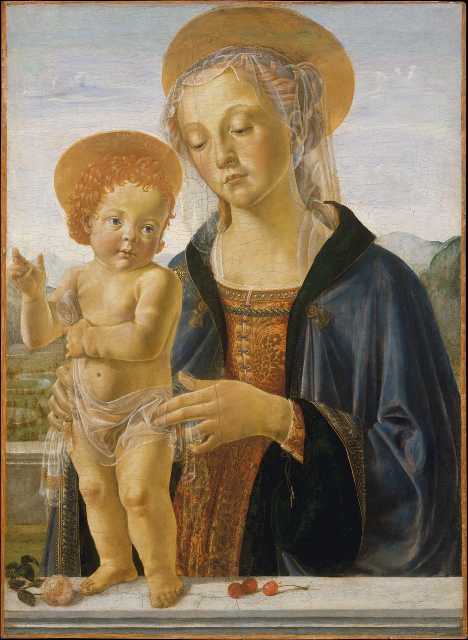 Madonna z Dzieciątkiem autorstwa Workshop of Andrea Verrocchio
