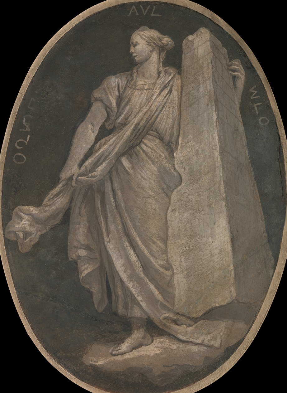 Męstwo, 1760. autorstwa Workshop of Giovanni Battista Tiepolo