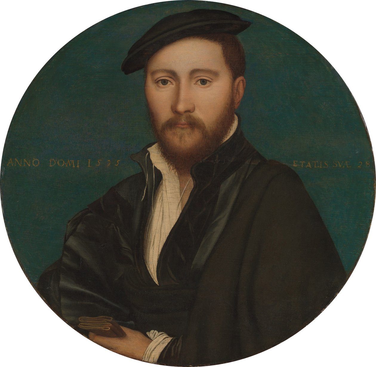 Portret mężczyzny autorstwa Workshop of Hans Holbein