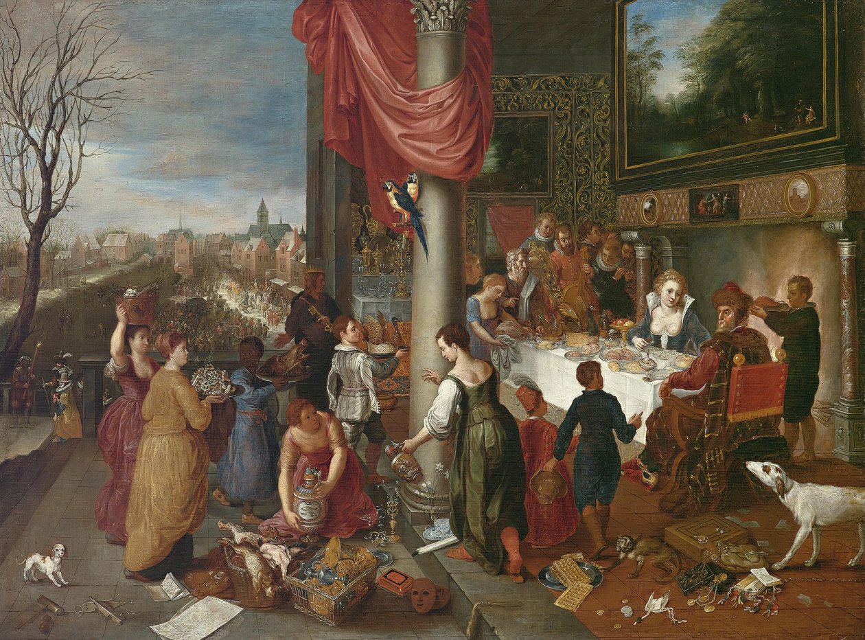 Alegoria zimy autorstwa Workshop of Jan Brueghel the Elder