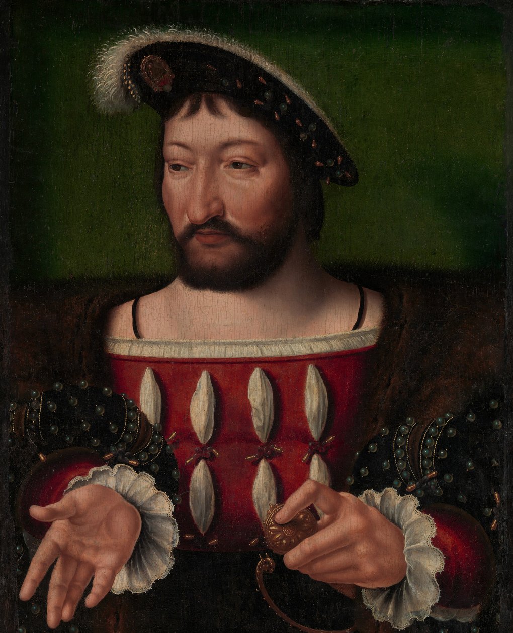 Franciszek I 1494-1547, król Francji. autorstwa Workshop of Joos van Cleve