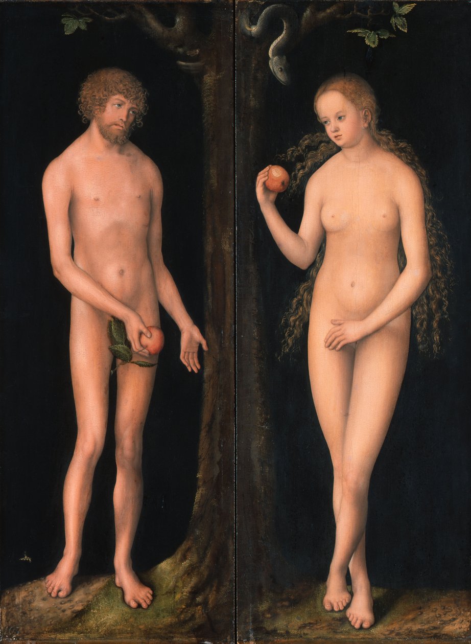 Adam i Ewa Adam i Ewa autorstwa workshop of Lucas Cranach the Elder