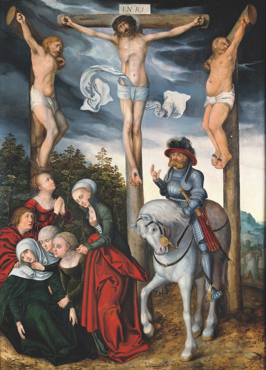 Ukrzyżowanie autorstwa workshop of Lucas Cranach the Elder