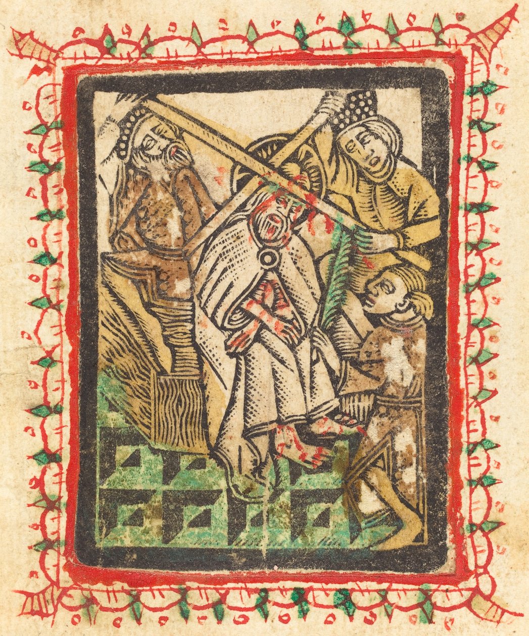 Chrystus ukoronowany cierniem autorstwa Workshop of Master of the Aachen Madonna