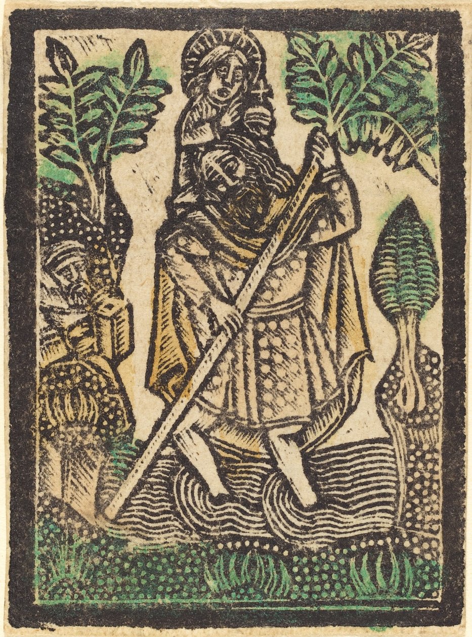 Święty Krzysztof autorstwa Workshop of Master of the Aachen Madonna