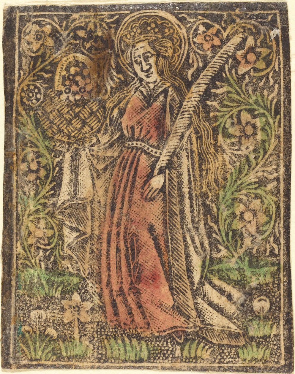 Święta Dorota autorstwa Workshop of Master of the Aachen Madonna
