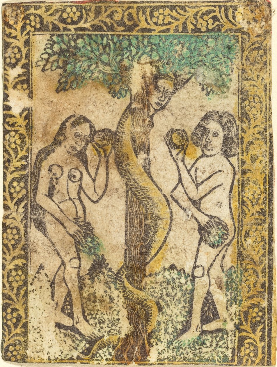 Adam i Ewa autorstwa Workshop of Master of the Borders with