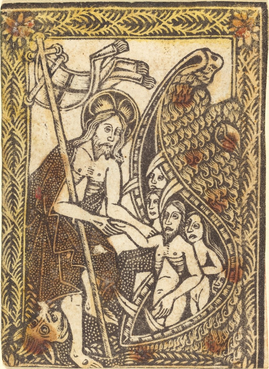 Zstąpienie Chrystusa w Otchłani autorstwa Workshop of Master of the Borders with