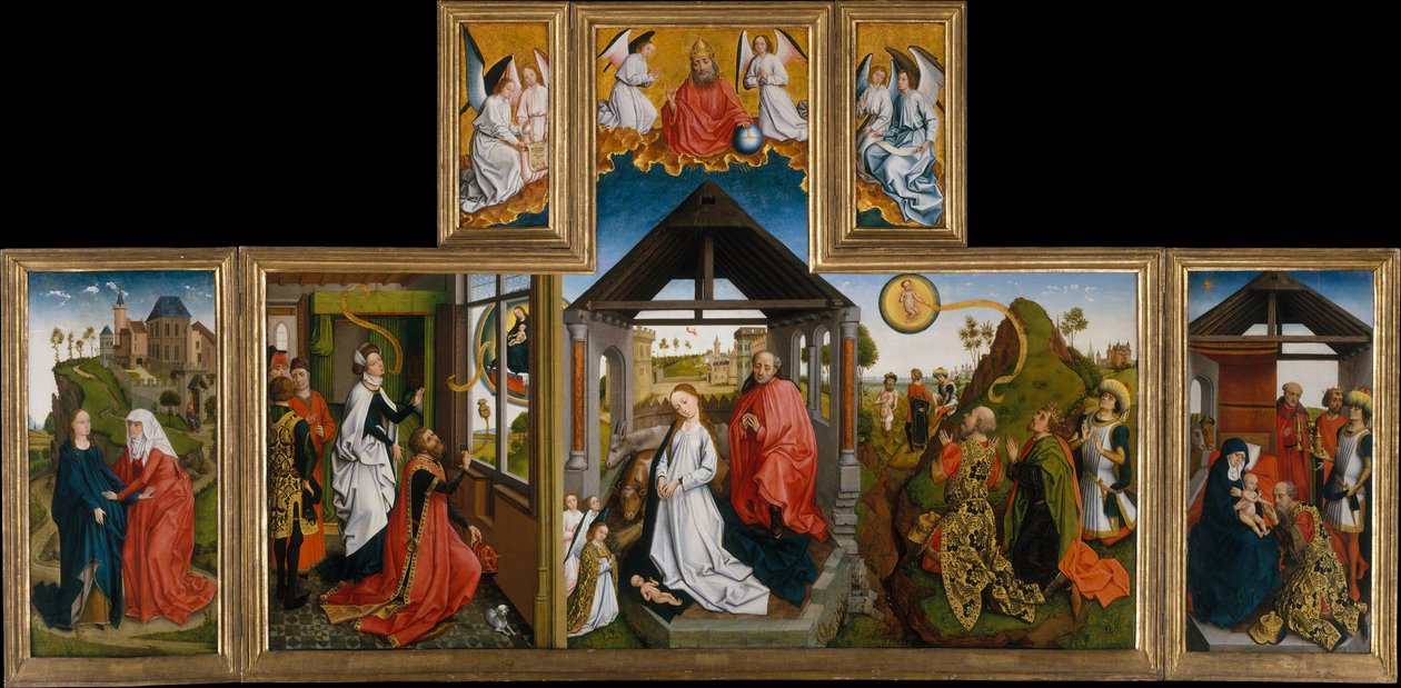 Narodzenia Pańskiego, połowa XV wieku. autorstwa Workshop of Rogier van der Weyden