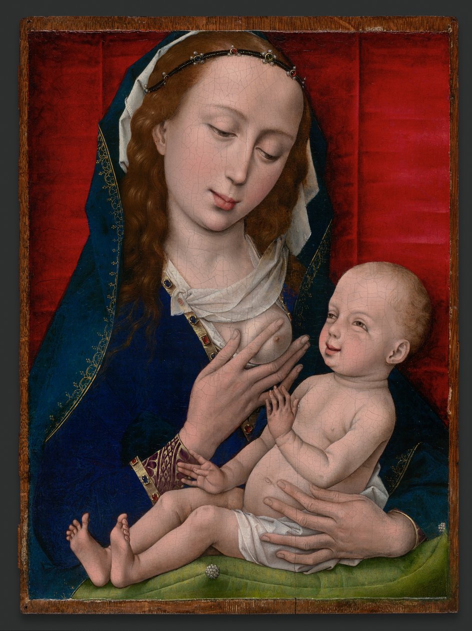 Dziewica z Dzieciątkiem autorstwa Workshop of Rogier van der Weyden