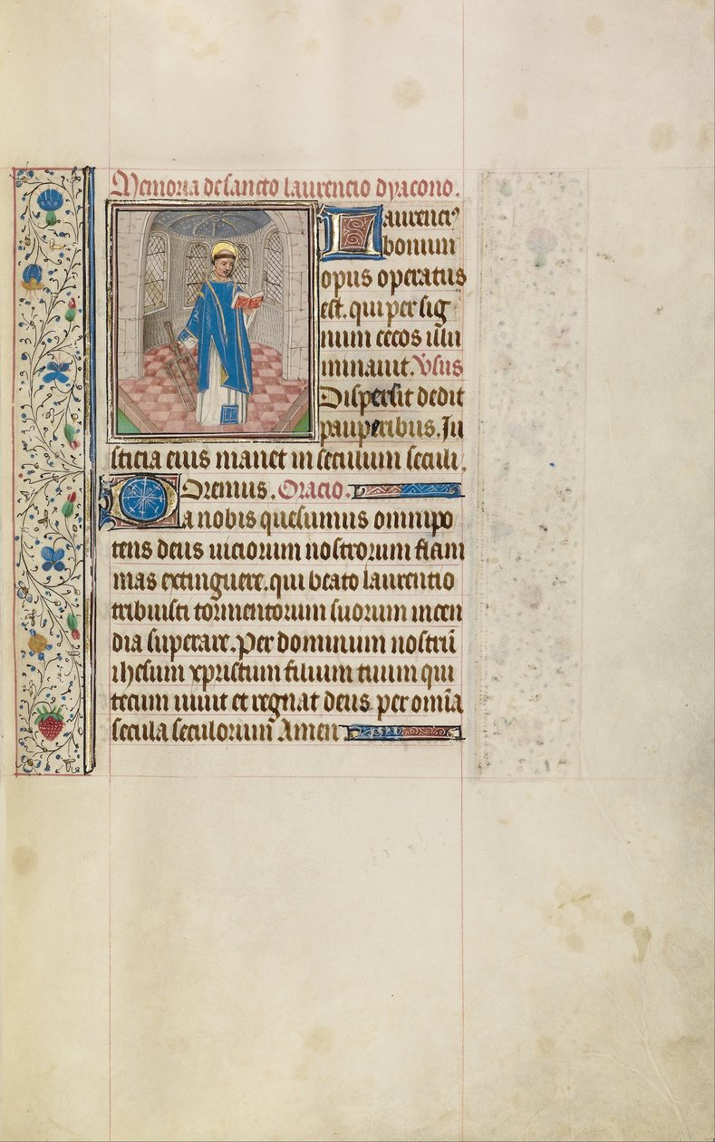 Święty Wawrzyniec autorstwa Workshop of Willem Vrelant