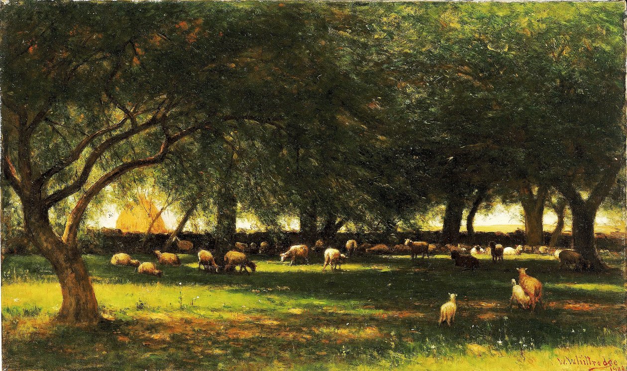 W południe w sadzie autorstwa Worthington Whittredge