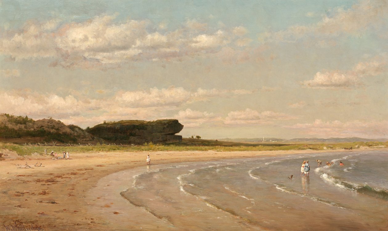 Druga plaża, Newport autorstwa Worthington Whittredge