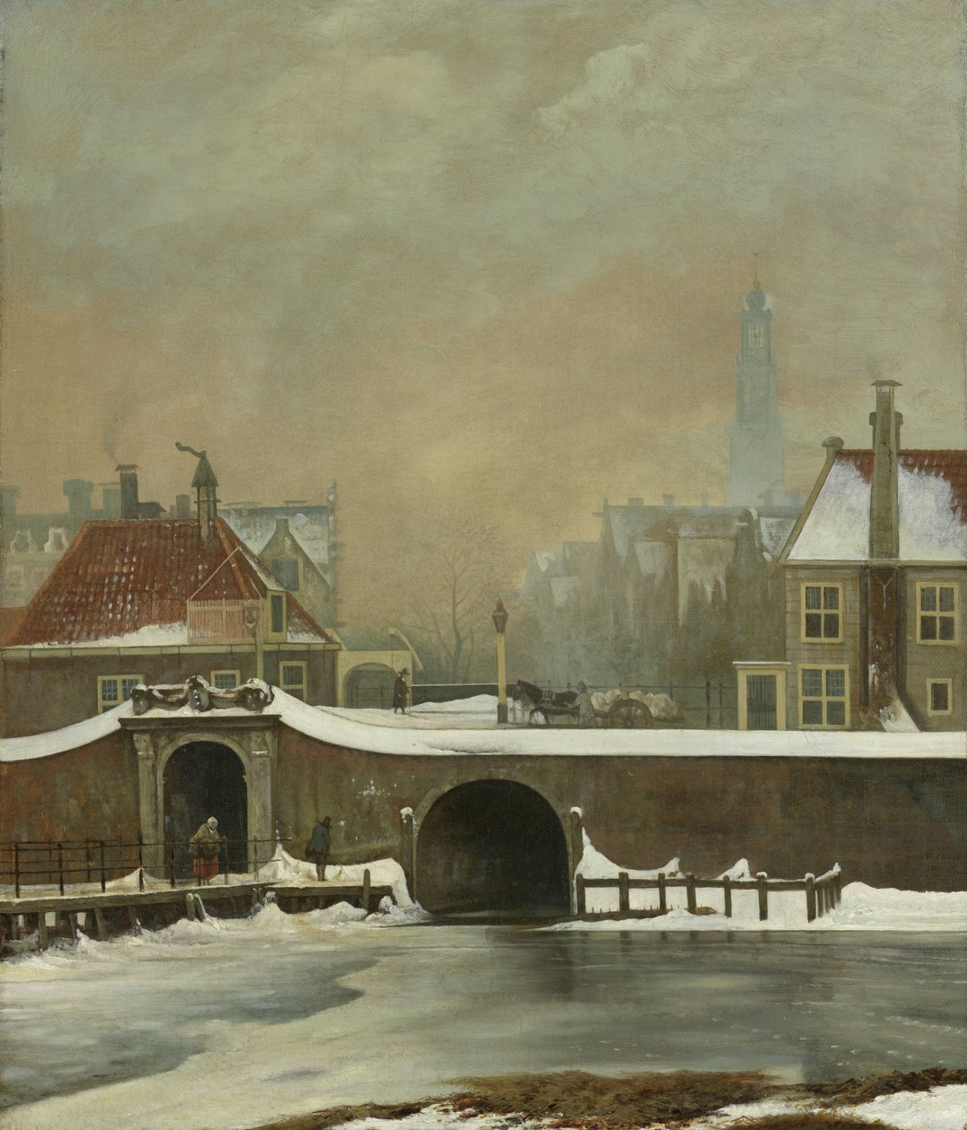 Brama Okienna w Amsterdamie, 1809 autorstwa Wouter Johannes van Troostwijk