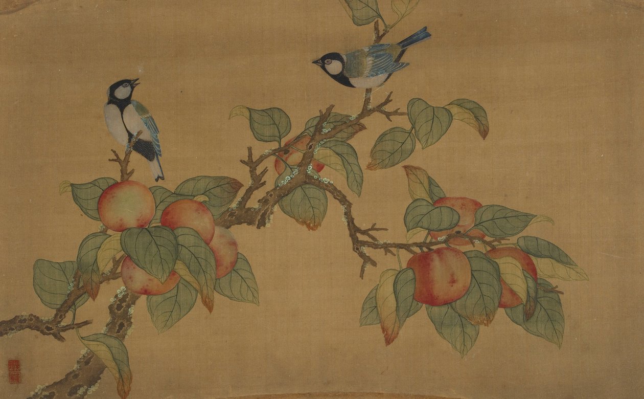 Ptaki i owoce autorstwa Wu Zhang