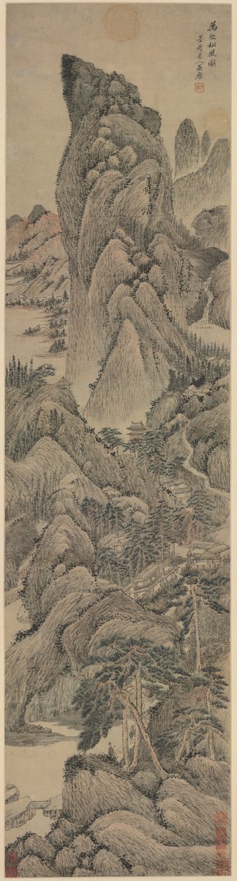 Wiatr sosnowy z niezliczonych wiosek, 1644-1912. autorstwa Wu Li