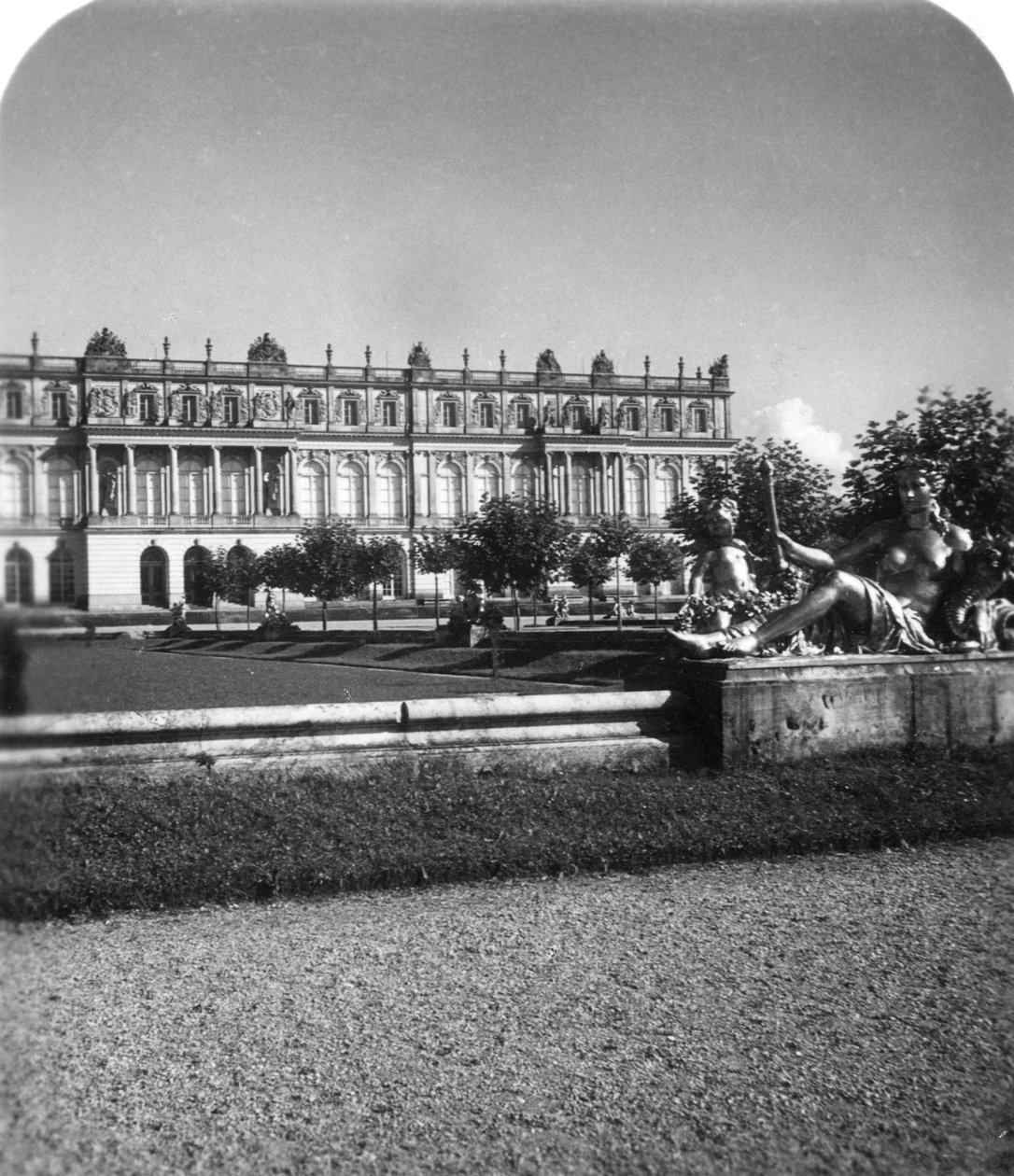 Pałac Herrenchiemsee, Bawaria, Niemcy, ok. 1900. autorstwa Wurthle and Sons