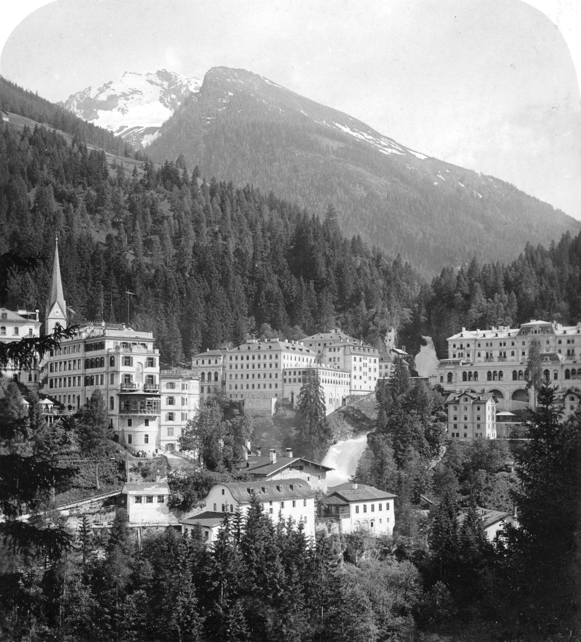 Schwarzenberg, Badgastein, Austria, ok. 1900. autorstwa Wurthle and Sons