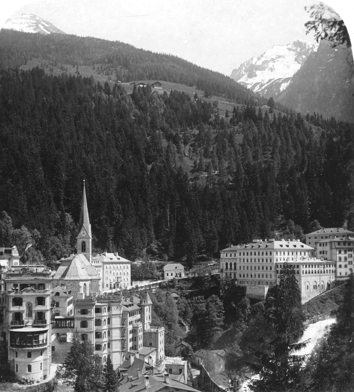 Schwarzenberg, Badgastein, Austria, ok. 1900. autorstwa Wurthle and Sons