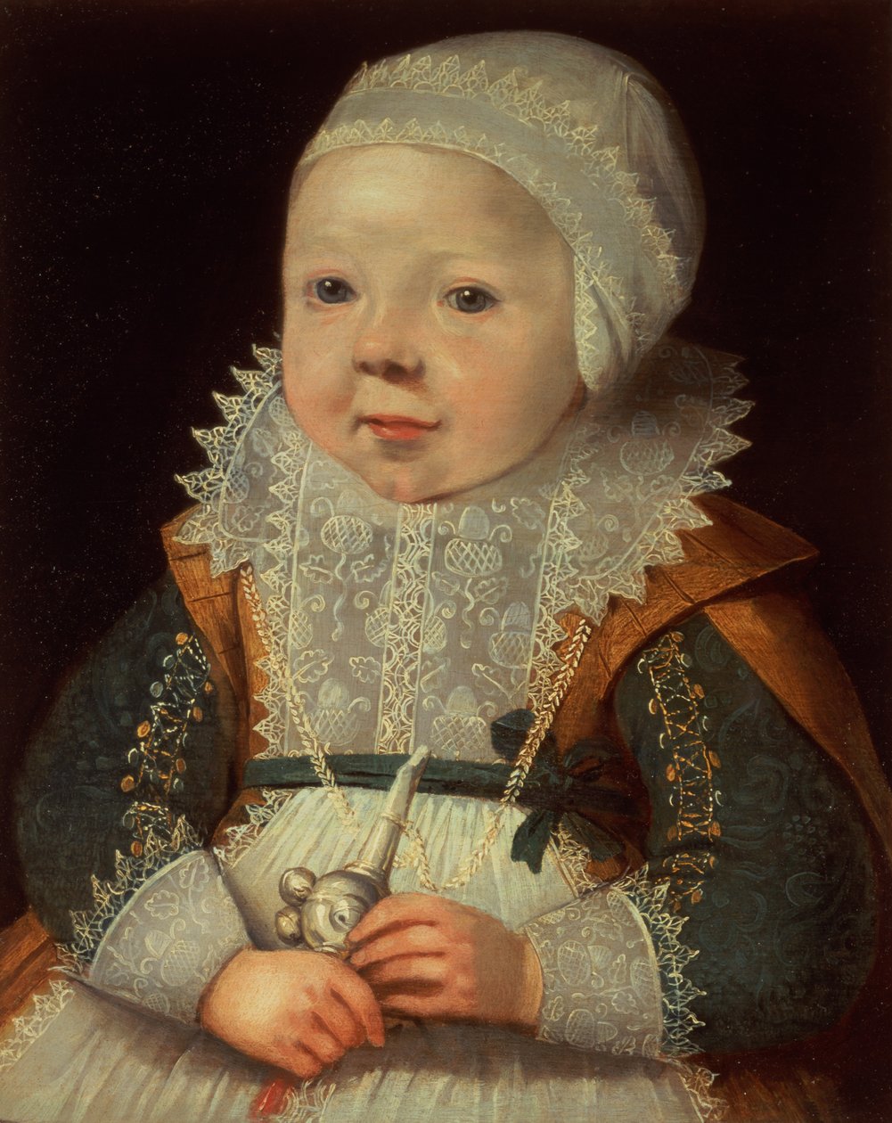Portret dziecka autorstwa Wybrand Simonsz. de Geest