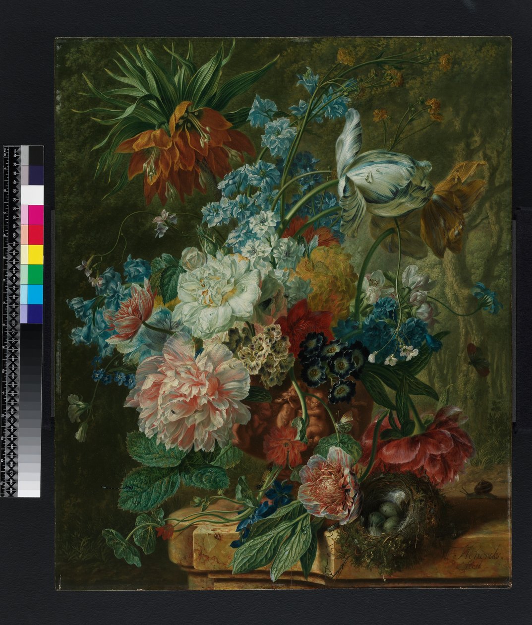 Wazon z kwiatami, przed 1831 autorstwa Wybrand Hendriks