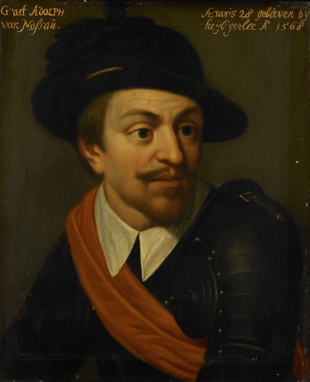 Portret Adolfa, hrabiego Nassau autorstwa Wybrand de Geest (I) (workshop of)
