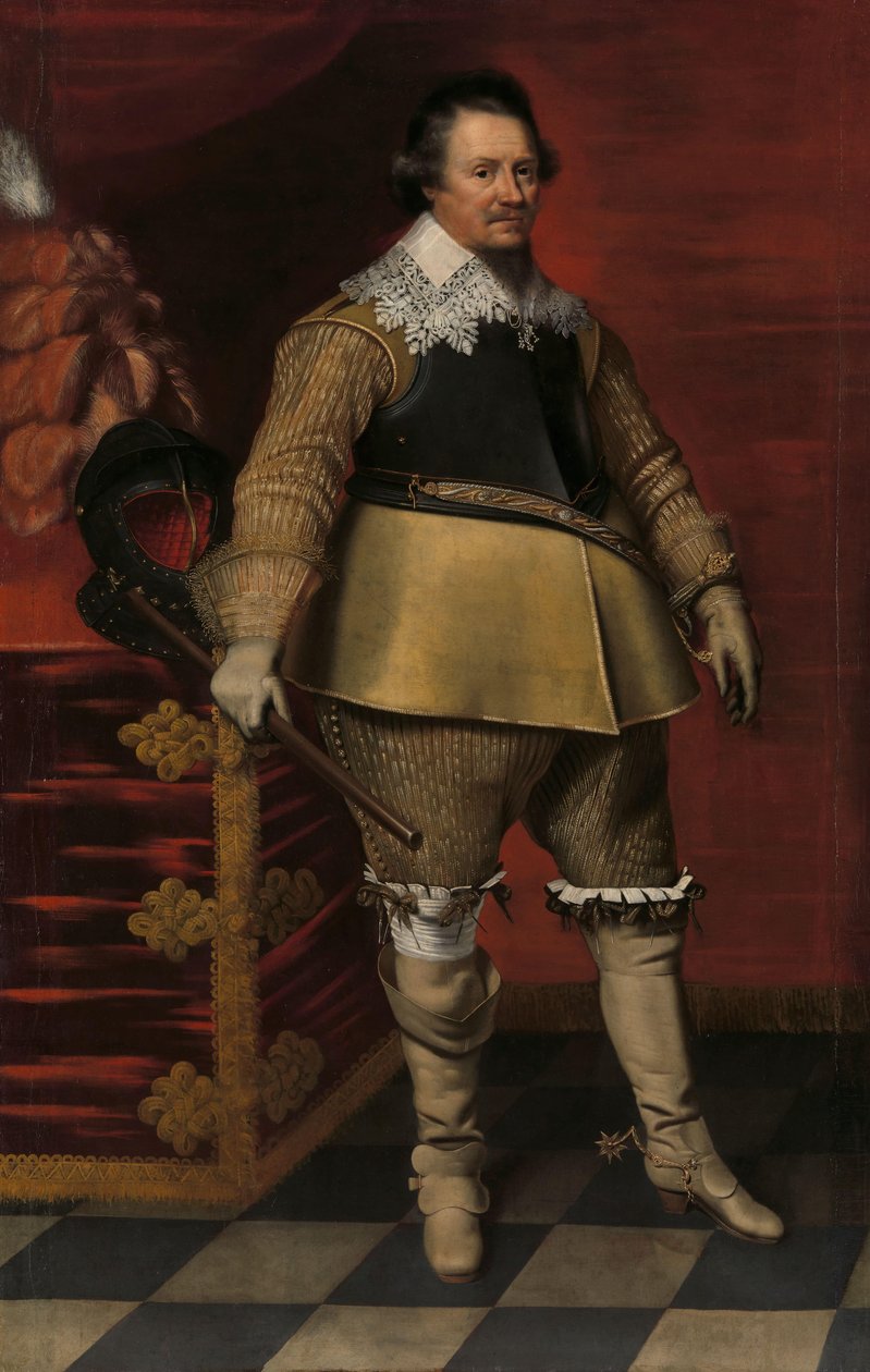 Portret Ernsta Kazimierza I, hrabiego Nassau-Dietz Portret Ernsta Kazimierza I (1573-1632), hrabiego Nassau-Dietz autorstwa Wybrand de Geest (I)