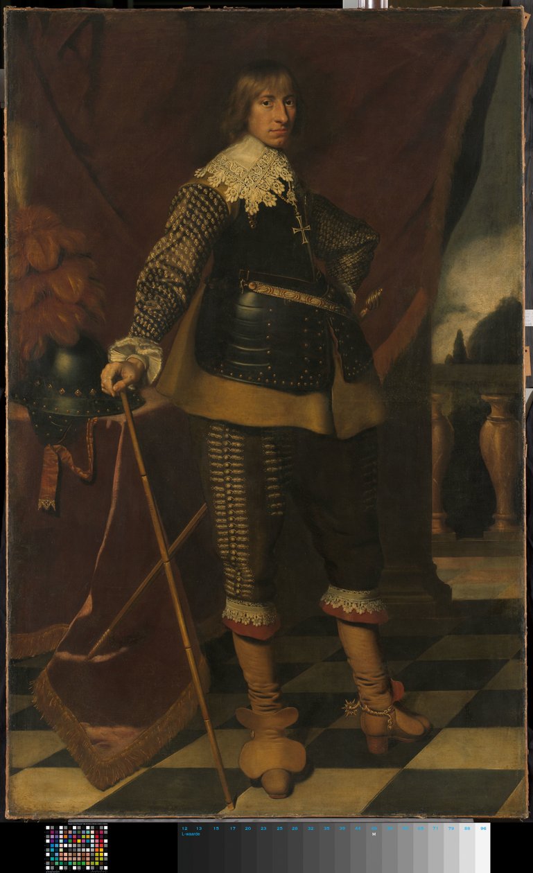 Portret Henryka Kazimierza I (1612-40), hrabiego Nassau-Dietz autorstwa Wybrand de Geest (I)
