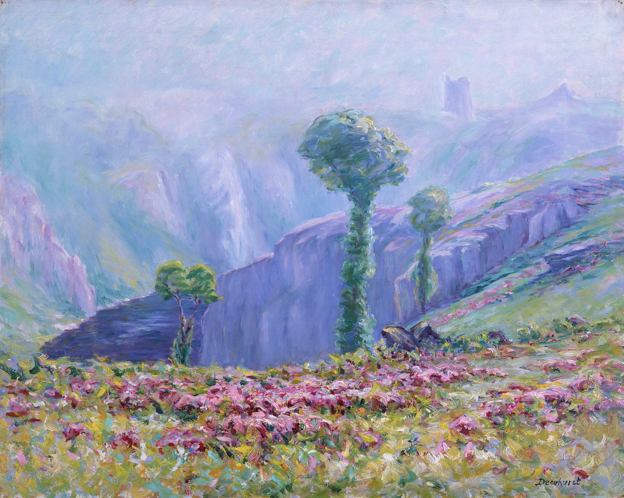„Letnia mgła, Dolina La Creuse”, 1880-1940 autorstwa Wynford Dewhurst
