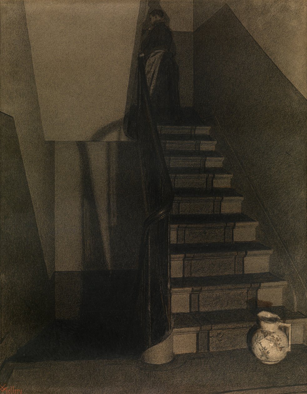 Schody autorstwa Xavier Mellery