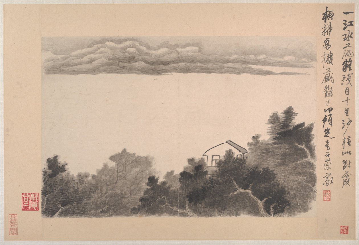 Krajobrazy z wierszami autorstwa Xian Gong