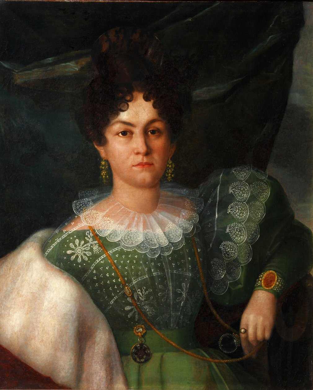 Portret Anny Borysownej Bakuniny 1802-1835, 1832 autorstwa Yakov Streshnev