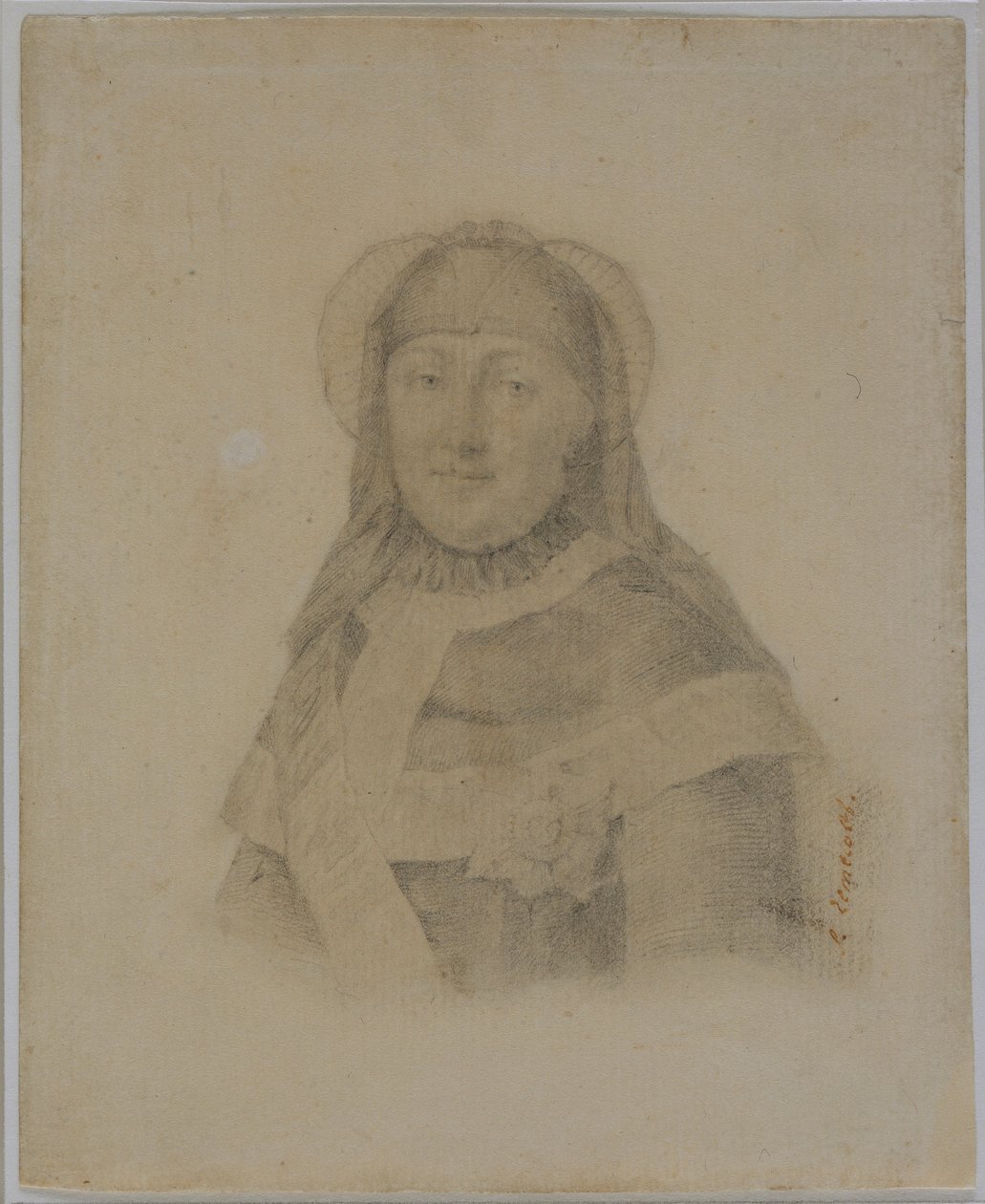 Katarzyna II w żałobie, 1762 autorstwa Yefgraf Petrovich Chemesov