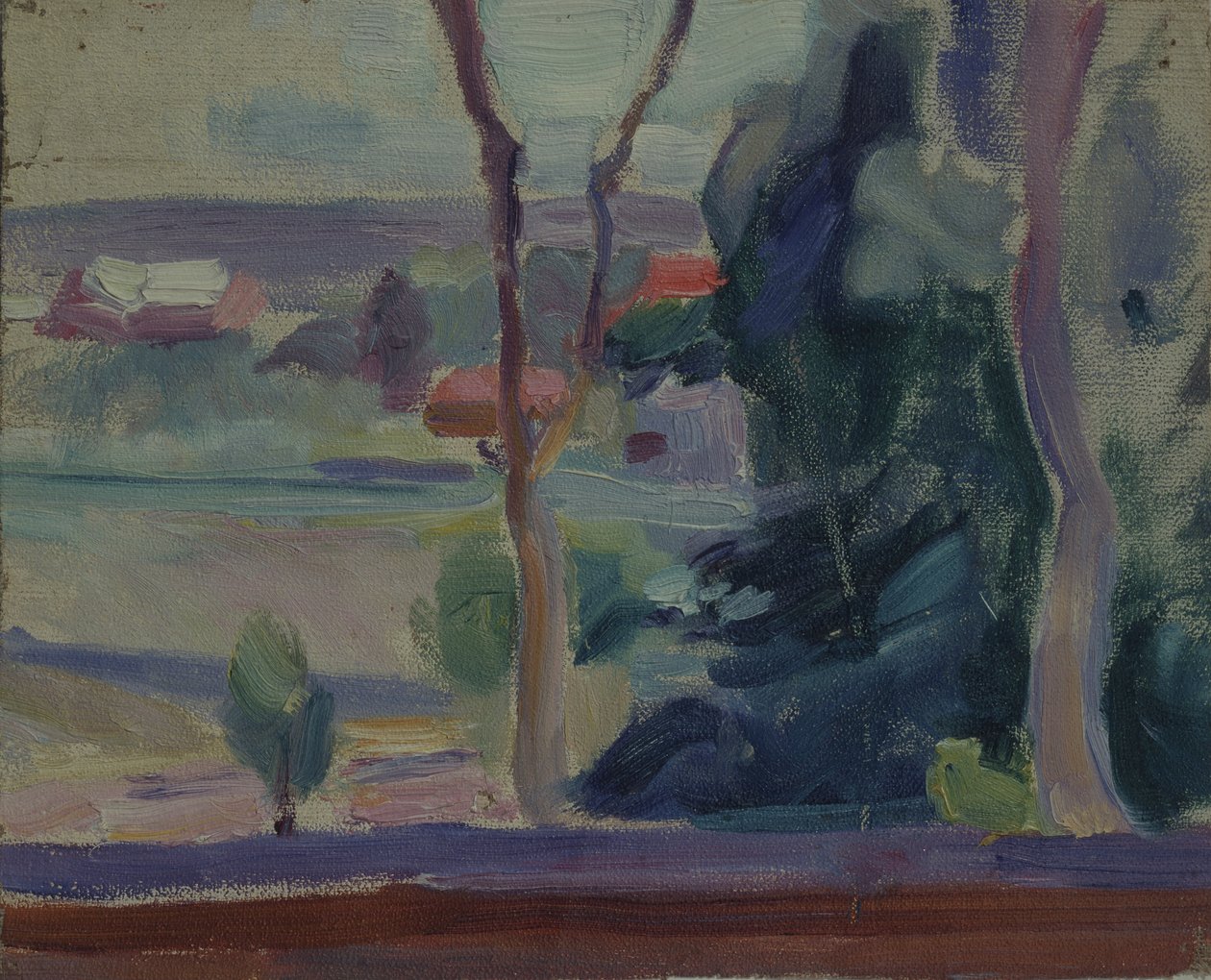 Krajobraz, 1905 autorstwa Yelena Genrichovna Guro