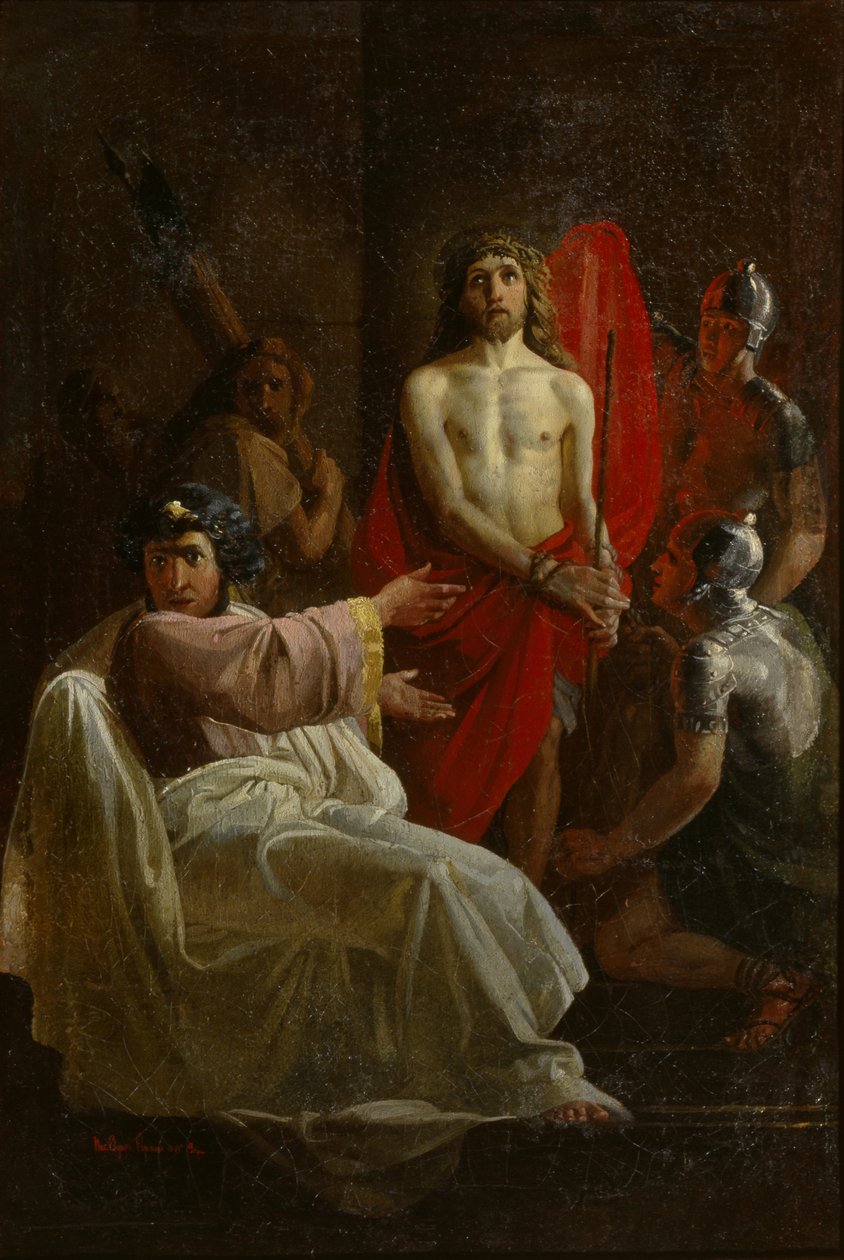 Chrystus przed Piłatem, 1844 autorstwa Yevgraf Semyonovich Sorokin