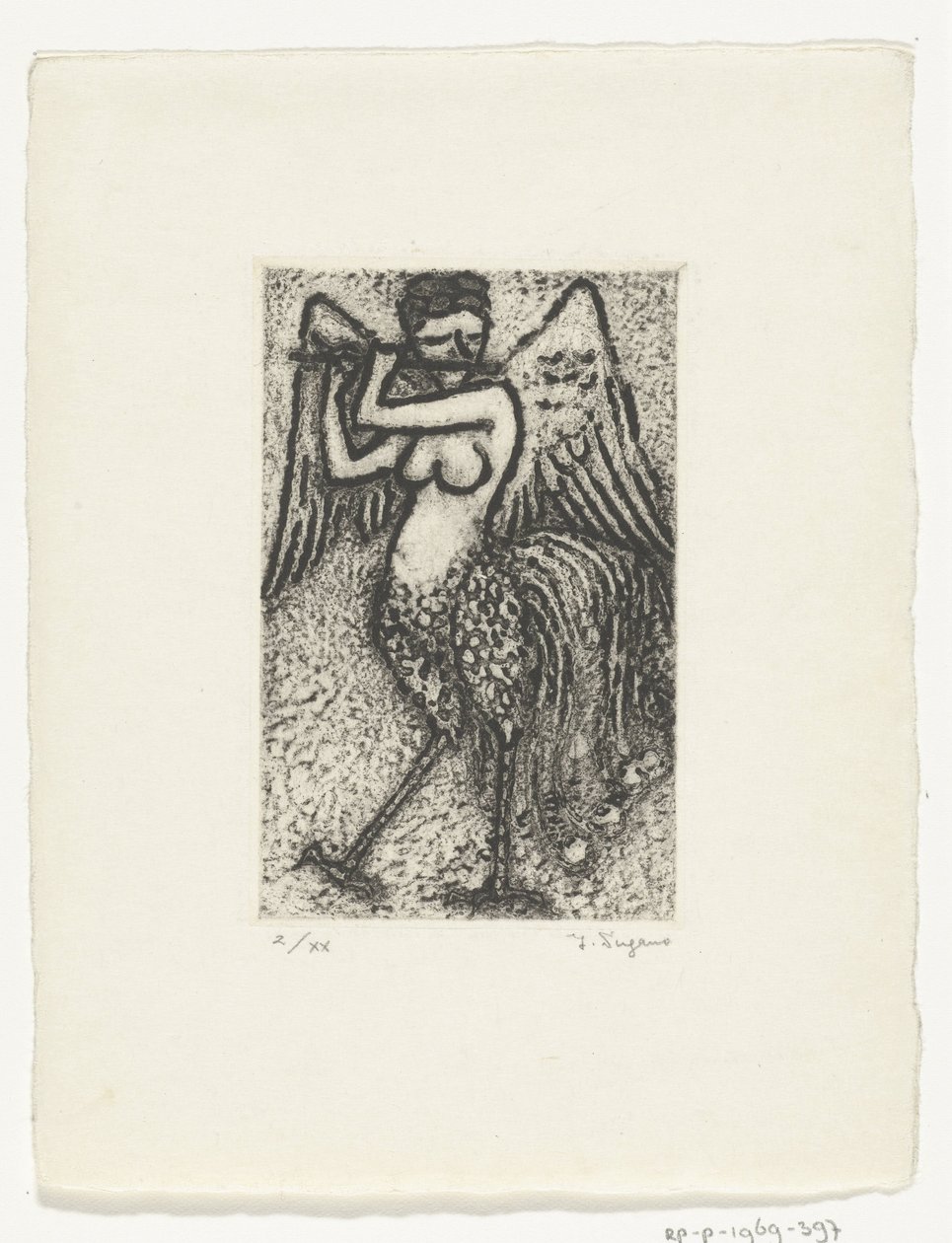 Gwizdek grająca syrena autorstwa Yo Sugano (signed by artist)