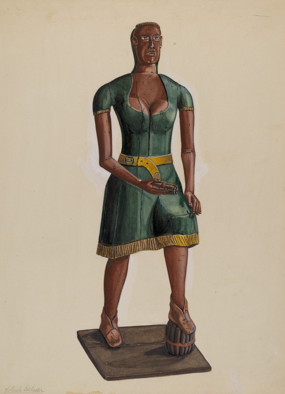 Indyjski sklep z cygarami, 19351942. autorstwa Yolande Delasser
