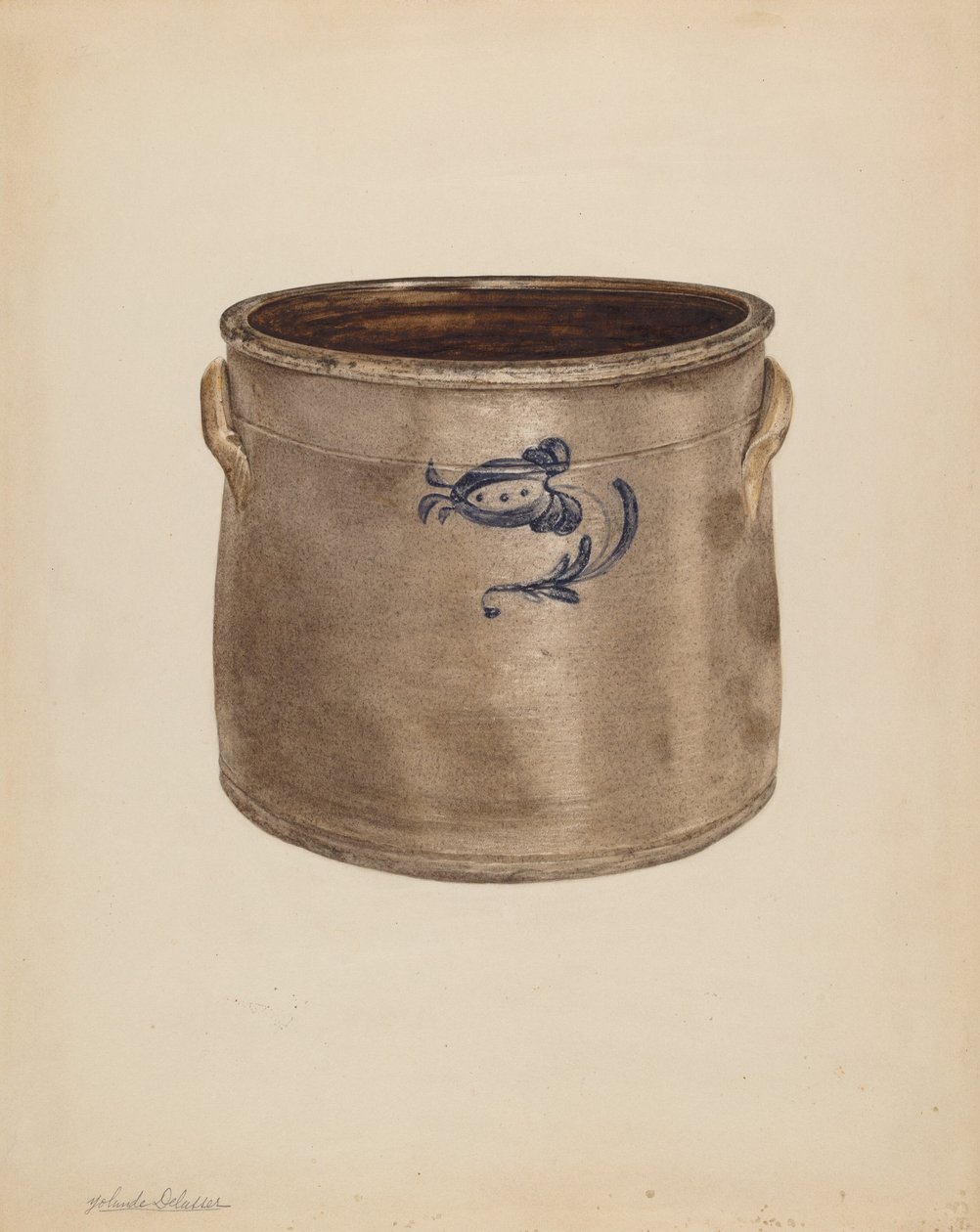 Crock, prawdopodobnie 19371938. autorstwa Yolande Delasser